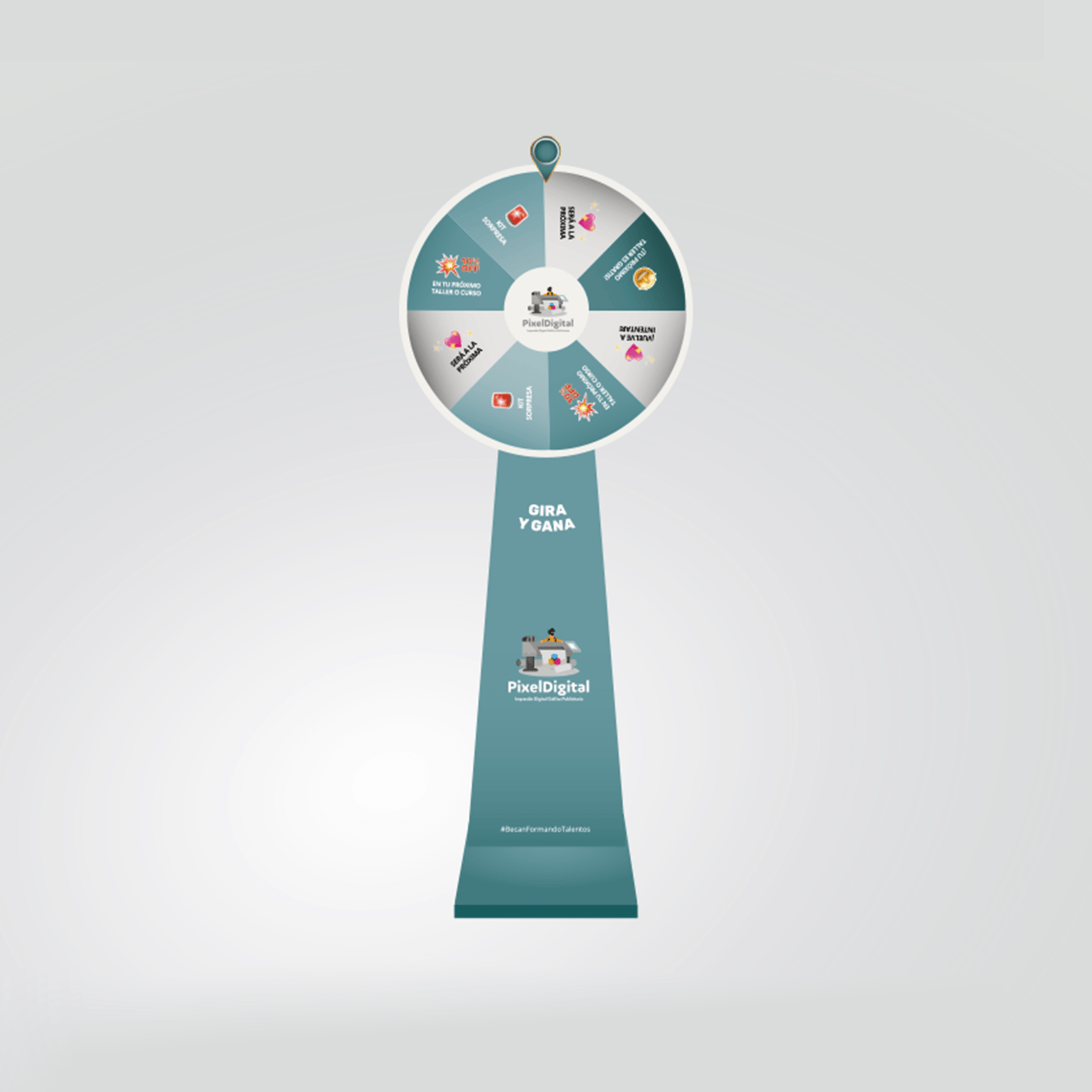 Ruleta Publicitaria de Piso