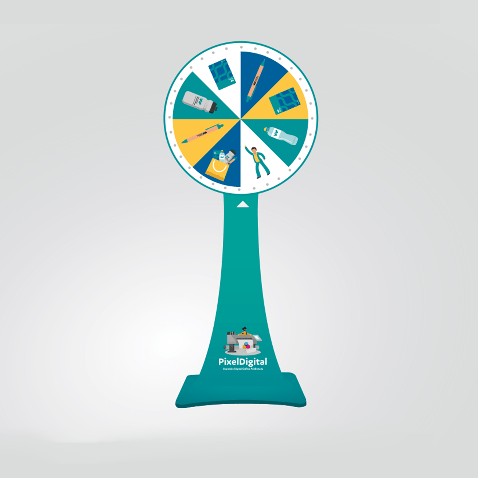 Ruleta Publicitaria de Piso